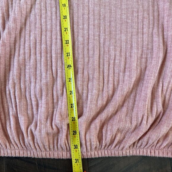 NWT Lane Bryant One Shoulder Ribbed Knit Top‎ Size 18/20 Banded Hem Honey Ginger - Picture 11 of 14